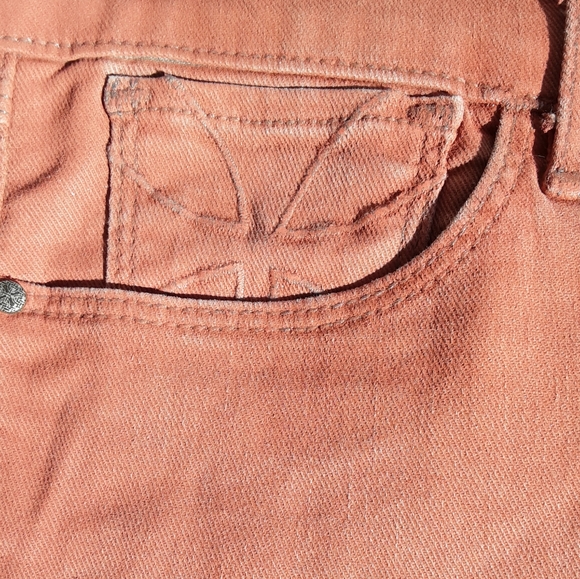 Habitual orange womans faded jeans size 28. - Picture 4 of 6